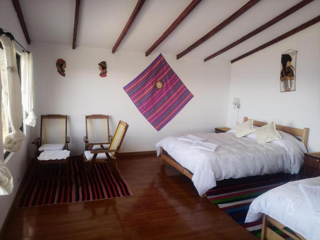 Hostal Inca Uma Comunidad Yumani Exteriör bild