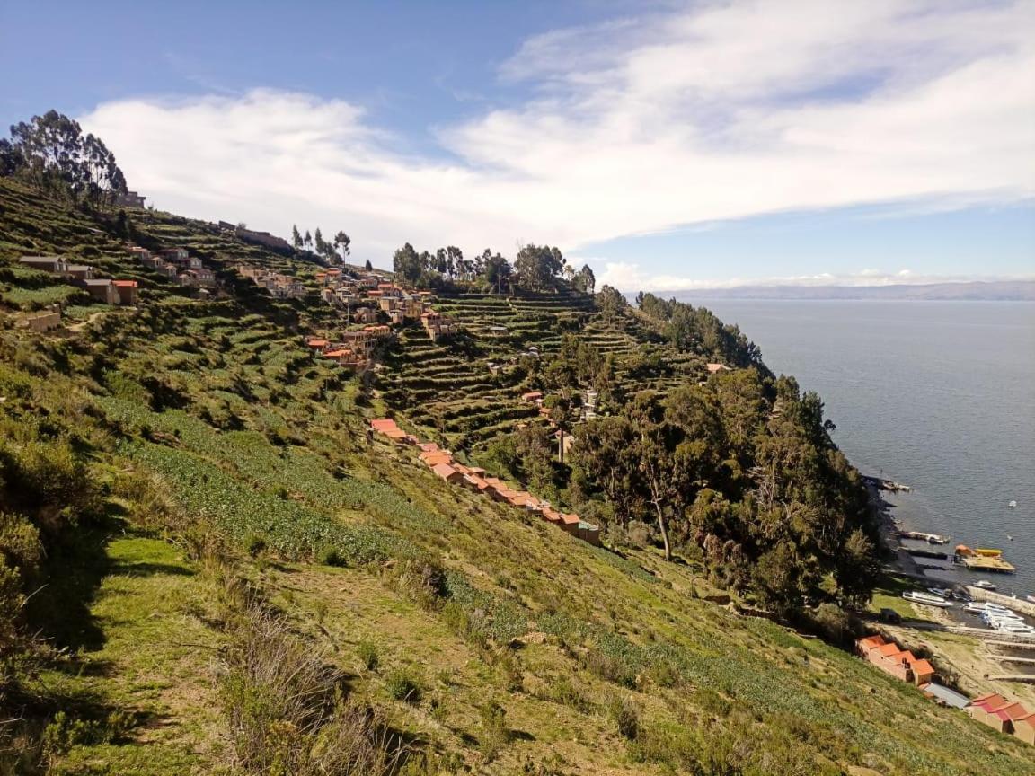 Hostal Inca Uma Comunidad Yumani Exteriör bild